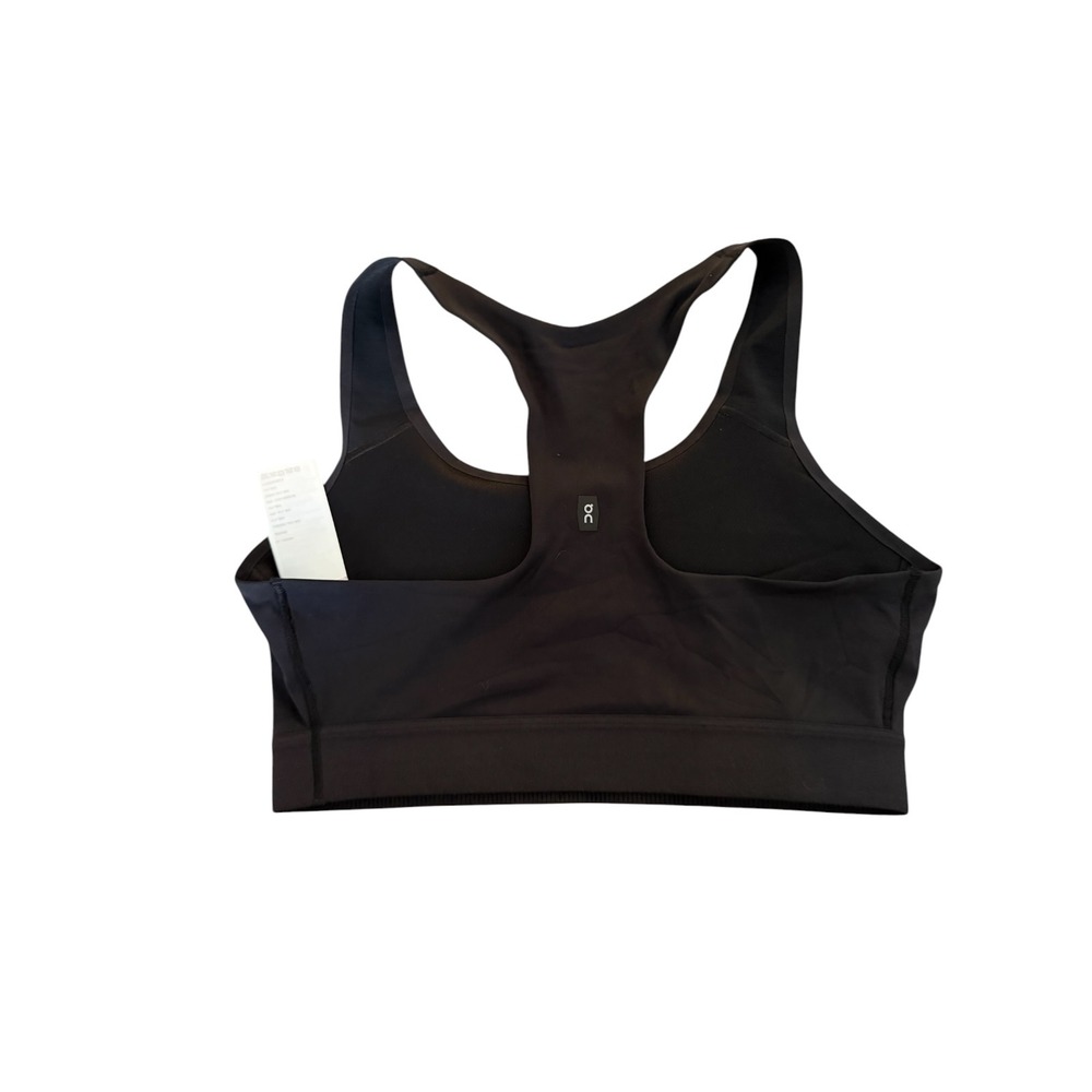 On Cloud Running Core Bra Womens Medium Black Racerback - Picture 4 of 9